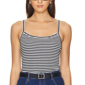 Lovers + Friends Black and White Striped Camisole
